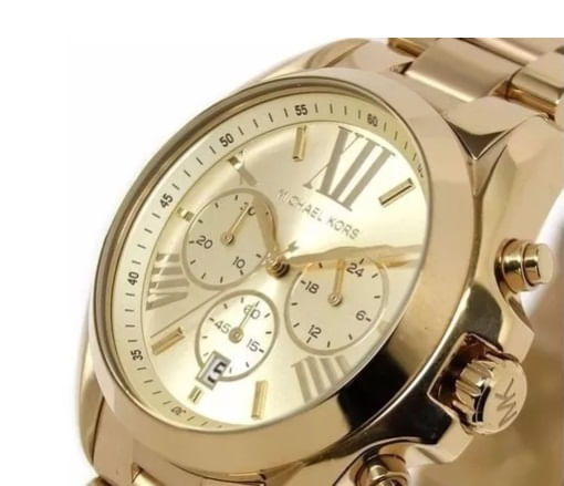 Relógio Feminino Michael Kors Mk5605 Bradshaw Á Prova D´água