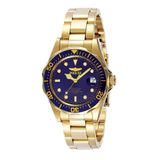 Relógio Masculino De Quartzo Pro Diver, Invicta 8937, Prata E Azul