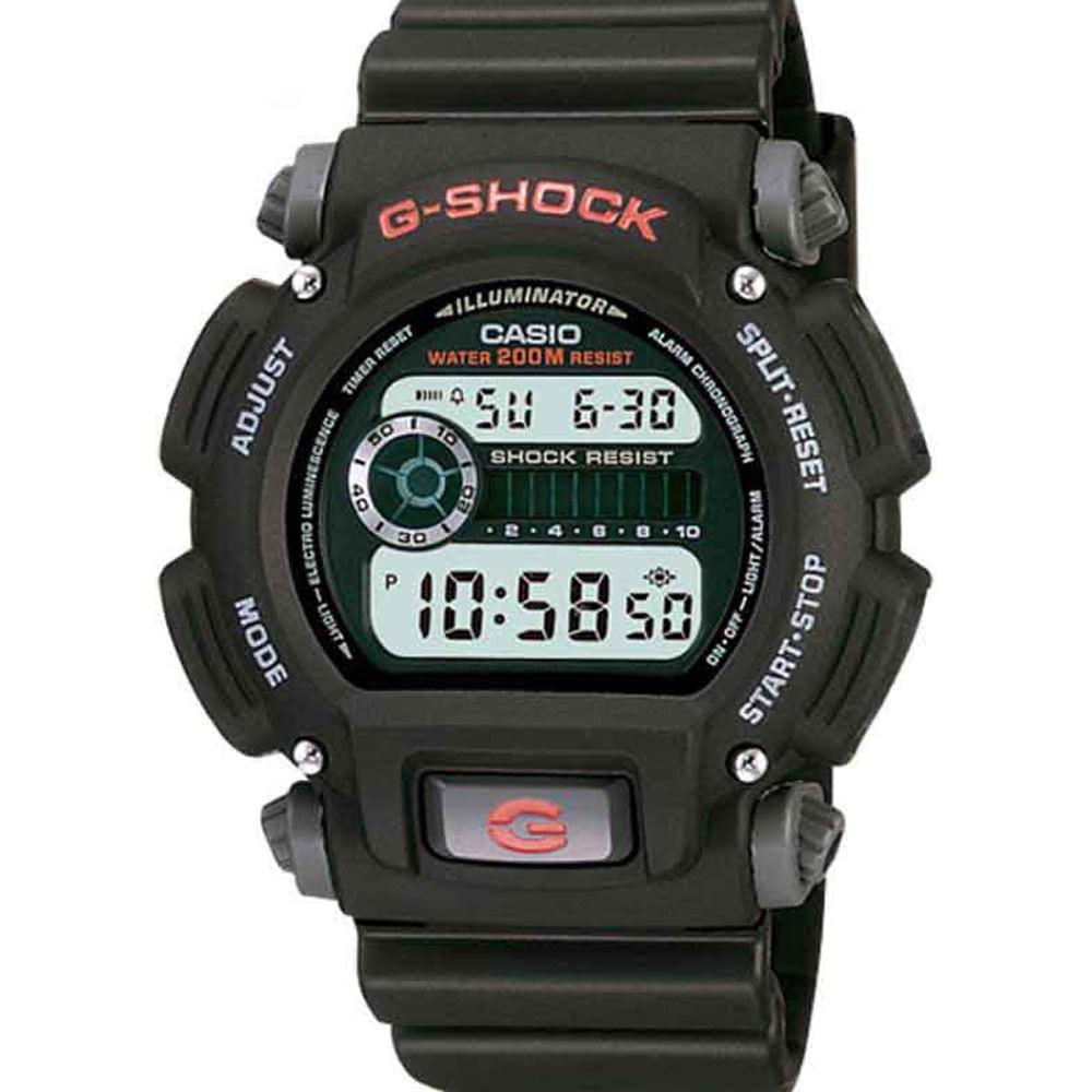 Relógio Masculino Digital Preto Casio -  Dw-9052-1vdr