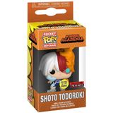 Funko My Hero Academia Shoto Todoroki (gitd) Pocket Pop Keychain (aaa Anime Exclusive)