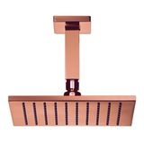 Ducha De Teto Loren Quadra Rose Gold 20x20cm Lorenzetti Luxo