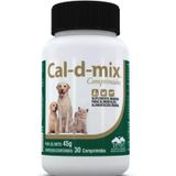 Cal-d-mix Suplemento Cálcio 30 Comprimidos Vetnil