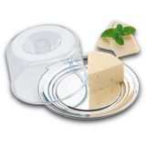 Conjunto p/Queijo Minas/Ricota 2 peças Petúnia - Brinox - Inox