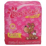 Fralda Higiênica Dog's Care Cães Fêmeas - 6 Unidades
