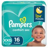 Fralda Pampers Confort Sec XXG 16 Unidades