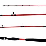 Vara De Pesca Red Caranx 2,10m 20lbs Resistente E Flexível