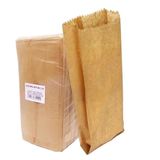 500 Saco Papel Para Cereais Pardo Kraft 39x20,5x6,5m - 7,5kg