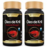 Óleo De Krill 60caps 750mg Fonte De Ômega 3 Hf Supplements