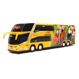 Brinquedo Miniatura Ônibus Eucatur Amarelo 1800 Dd 30cm