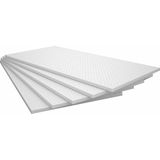 25 Placas De Isopor 10mm (1cm) Com Forro Térmico Acústico