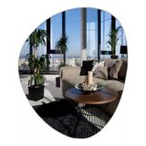 Espelho Decorativo Orgânico 60cmx50cm Moderno Luxo Sala