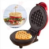 Forma Máquina De Fazer Waffle Grill Panqueca Elétrica 110v
