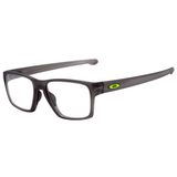 Óculos De Grau Oakley Litebeam Satin Grey Smoke Lente 5,5 Cm