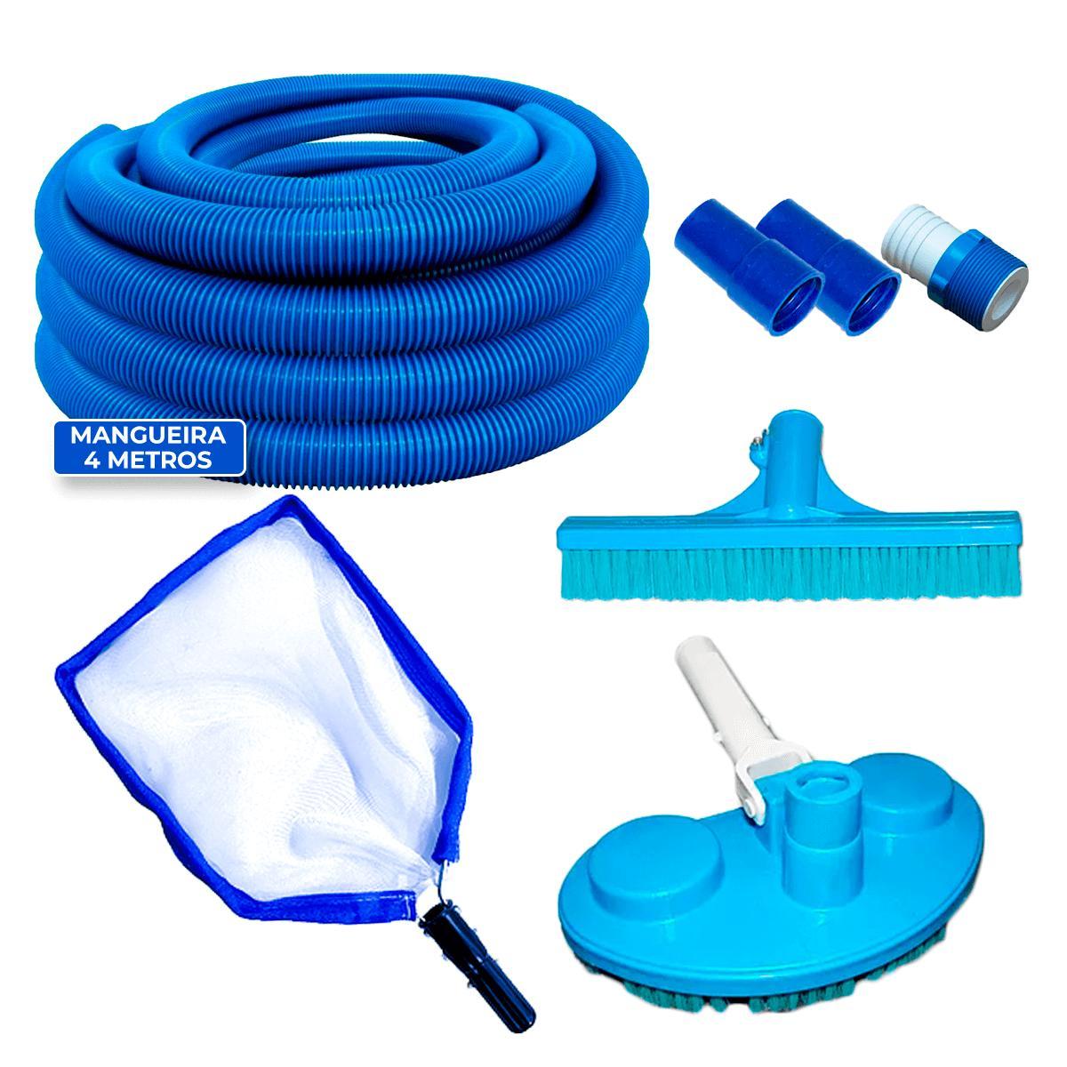 Kit Completo Para Limpeza E Manutenção De Piscina Mod-10