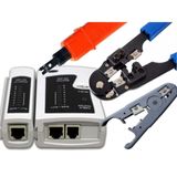 Kit Alicate Rj45 Testador Cabo, Alicate, Decapador, Punch Down