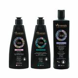 Kit Arvensis Ondulados Shampoo Condicionador Ativador 500ml