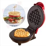 Forma Máquina De Fazer Waffle Grill Panqueca Elétrica 220v