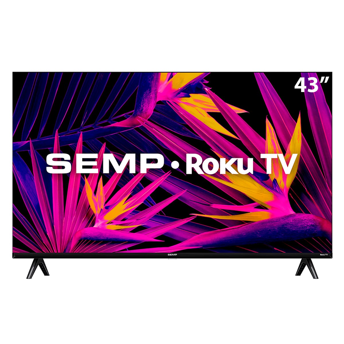 Smart Tv 43&quot; Semp Tcl Led Full Hd 43r6610 Wi-fi, Roku Tv, Alexa Tcl