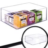 Organizador De Plástico Acrílico 29,2 X 21,9 X 10,6 Cm H2 Plasutil Ref.15498