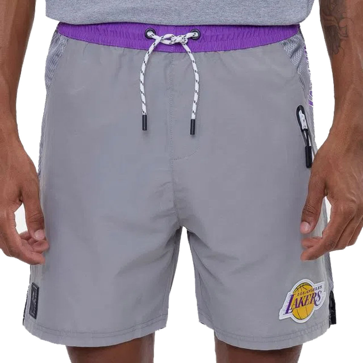 Bermuda Nba Masculina Lakers Volley N494a Original