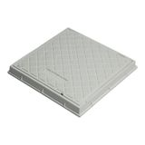 Tampa Pvc Esgoto Caixa De Gordura 30x30cm Branca Simple