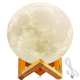 Abajur Luminária Lua 3d Umidificador Aromatizador Ambiente