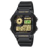 Relogio Casio Masculino Digital AE1200WH-1BVDF