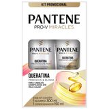 Shampoo 300ml E Condicionador 150ml Pantene Queratina