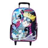 Mochila Naruto Boruto Rodinhas Oficial Masculina Grande Top