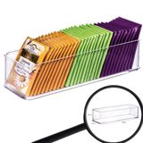 Organizador De Plástico Acrílico 21,9 X 7,3 X 5,45 Cm H1 Plasutil Ref.15447