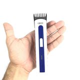 Máquina De Aparar Cabelo E Barba Recarregável Azul Nhc-3915