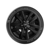 1x Calota Hb20 Hb20s Aro 14 Preto Com Emblema 191cb