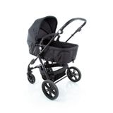 Carrinho De Bebê Travel System Poppy Duo Preto Mescla Com Bebê Conforto - Cosco Kids