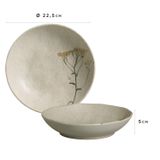 Prato Fundo Bio Stoneware Campestre Porto Brasil 6 Peças