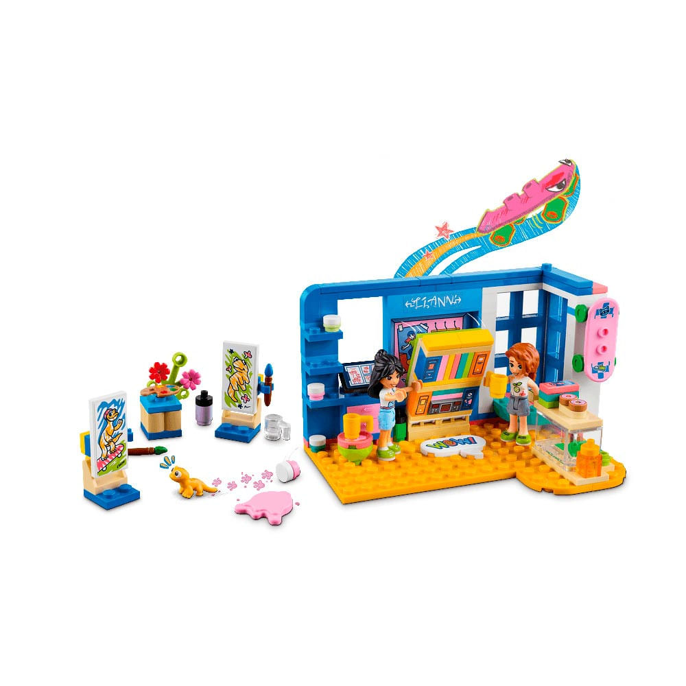 Blocos De Montar O Quarto Da Liann 204 Pecas Lego Friends