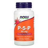 P-5-p 50mg Now Foods 90 Cápsulas Importado