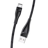 Cabo Usb Usams Usb A Para Tipo-c Máx. 2a 1 Metro Preto