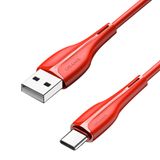 Cabo Usb Usams Usb A Pra Tipo C Máx. 2a 1 Metro Vermelho