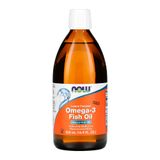 Ômega-3 Fish Oil Now Foods 500ml Sabor Limão Importado