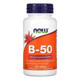 Vitamina B-50 Now Foods 100 Tablets Importado