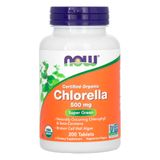 Clorela Orgânica 500mg Now Foods 200 Tabs Importado