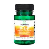 P-5-p Piridoxal-5-fosfato 20mg Swanson 60 Caps Importado