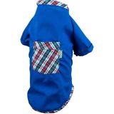 Roupa Para Cachorro Festa Junina Azul Com Bolso - Tam. Pp