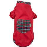 Roupa Para Cachorro Festa Junina Vermelho Com Bolso - Tam. G