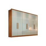 Guarda Roupa Casal 6 Portas E 8 Gavetas Robust Plus Freijo Cumaru C/ Fendi - Novo Horizonte