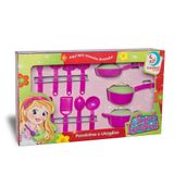 Kit Cozinha Infantil Sweet Fantasy Jogo De Panelinhas E Utensilios Cardoso Toys