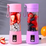 Liquidificador Usb Portátil Azul Para Frutas E Suco