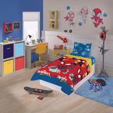 Jogo De Cama Lençol 3pcs Infantil Spider Man Spidey Lepper