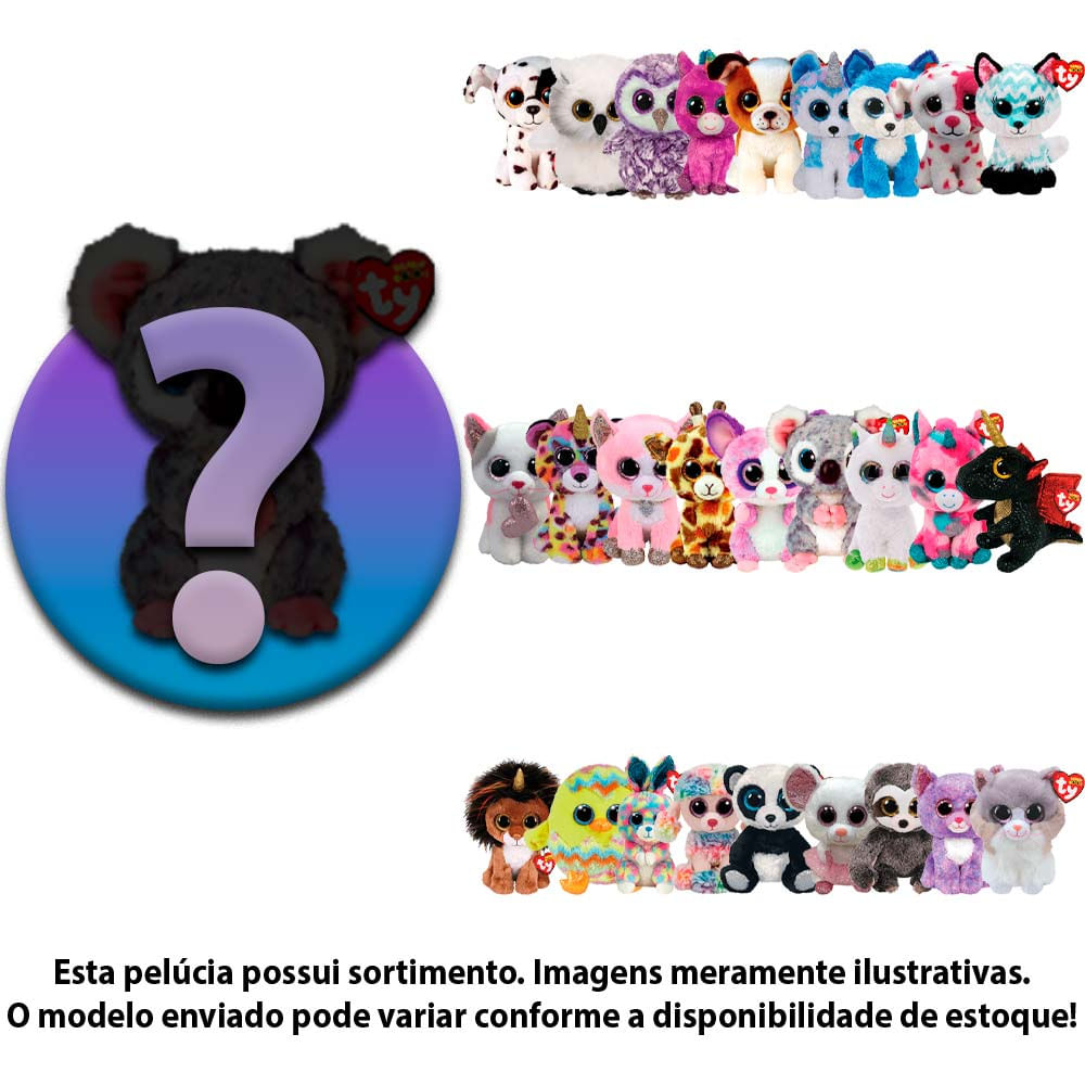 Pelucia Infantil 16 Cm Beanie Boos Ty Pequena Sortido Toyng