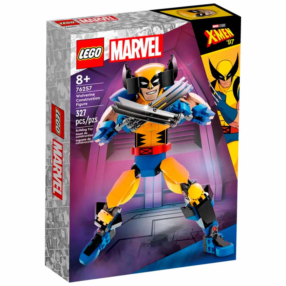 Lego Marvel X Men Figura Do Wolverine 327 Pecas Lego